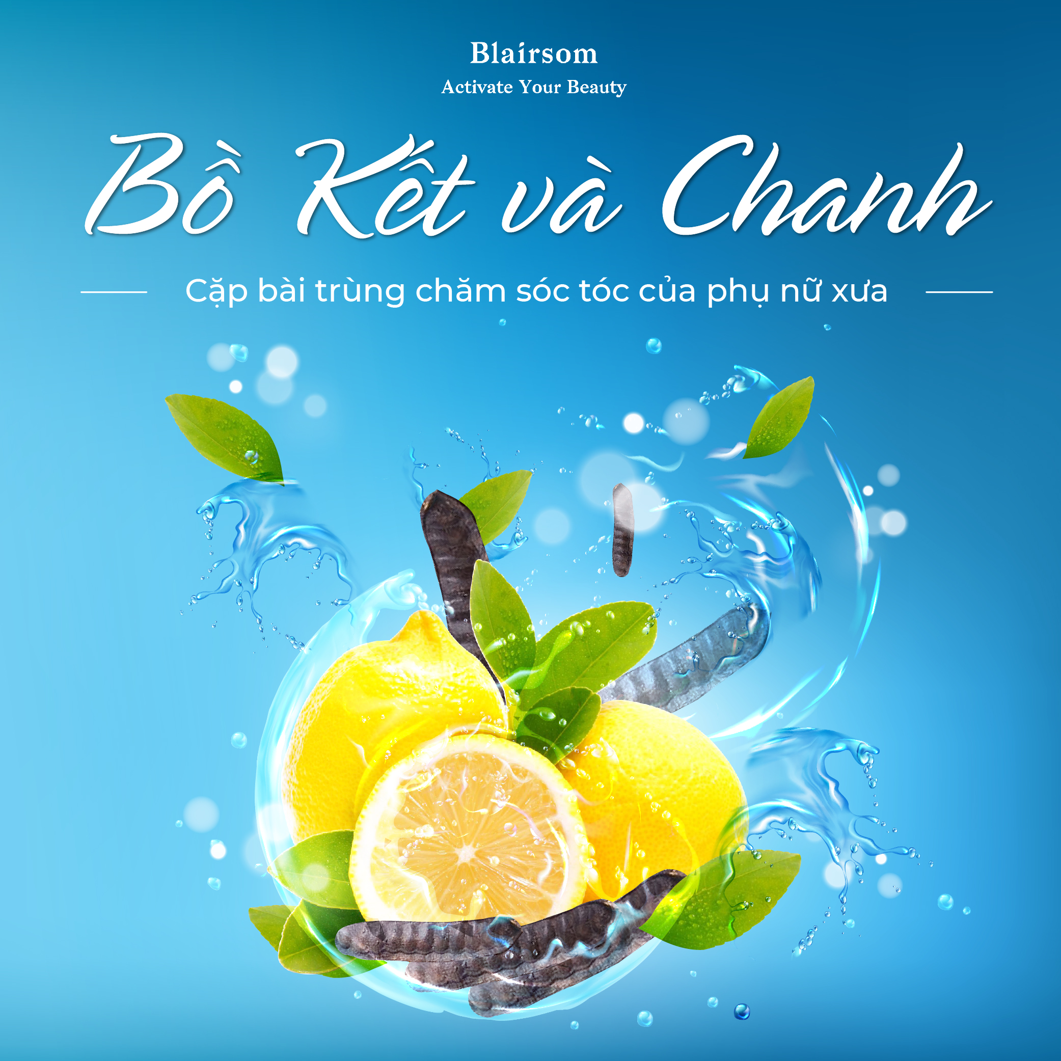 BỒ KẾT VÀ CHANH - CẶP BÀI TRÙNG CHĂM SÓC TÓC CỦA PHỤ NỮ XƯA