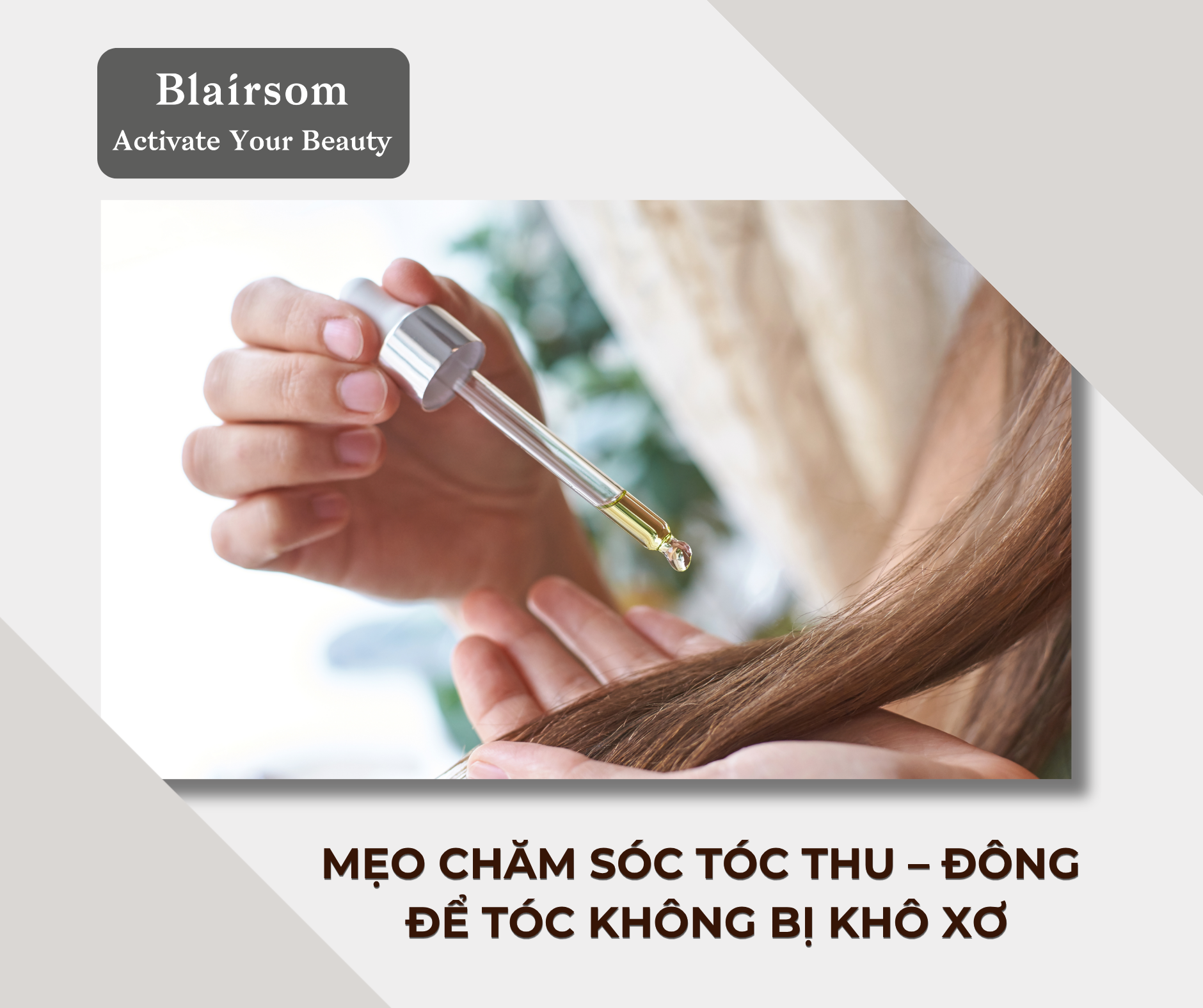 🔑MẸO CHĂM SÓC TÓC THU - ĐÔNG ĐỂ TÓC KHÔNG BỊ KHÔ XƠ. 