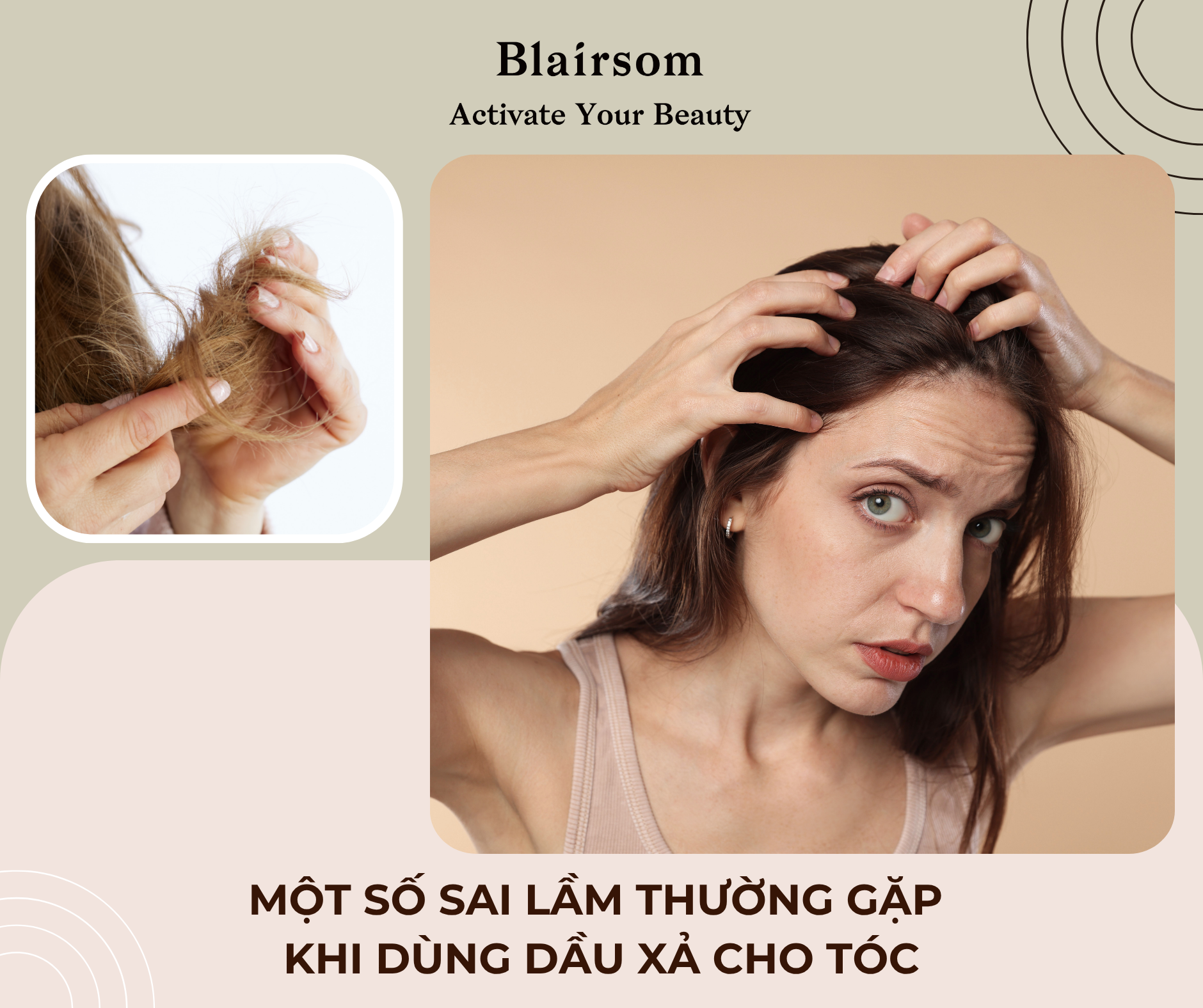 ❌ MỘT SỐ SAI LẦM KHI DÙNG DẦU XẢ CHO TÓC 