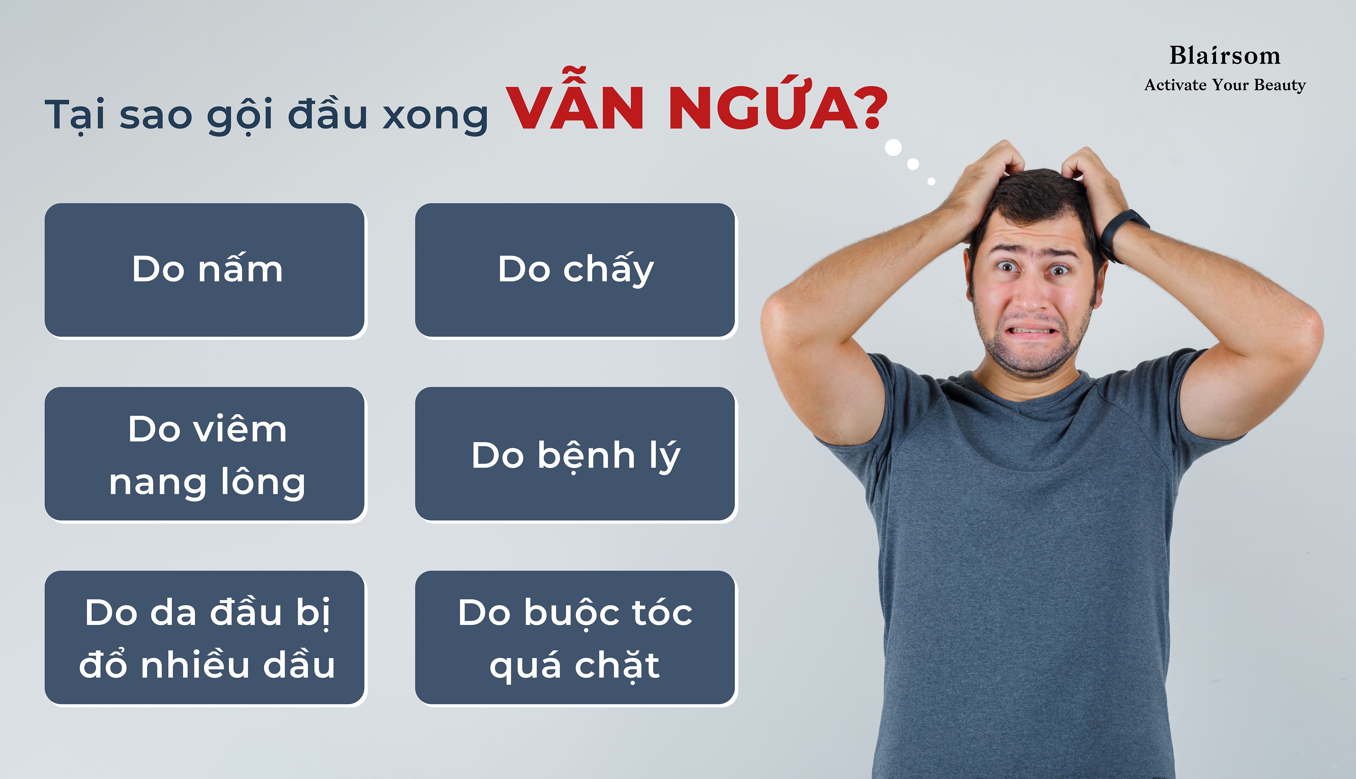 TẠI SAO GỘI ĐẦU XONG VẪN NGỨA?