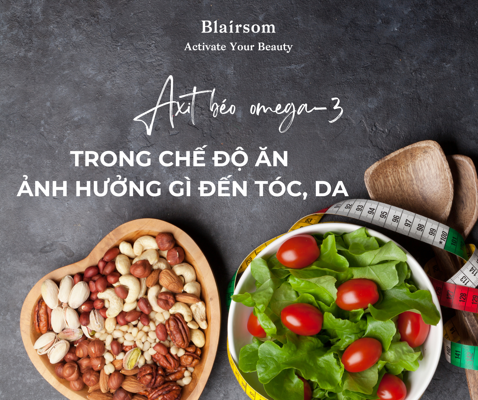 🌸 AXIT BÉO OMEGA-3 TRONG CHẾ ĐỘ ĂN ẢNH HƯỞNG ĐẾN TÓC