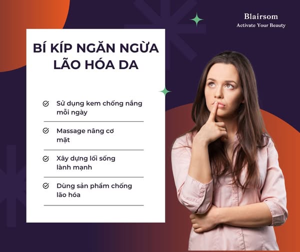 BÍ KÍP NGĂN NGỪA LÃO HÓA DA