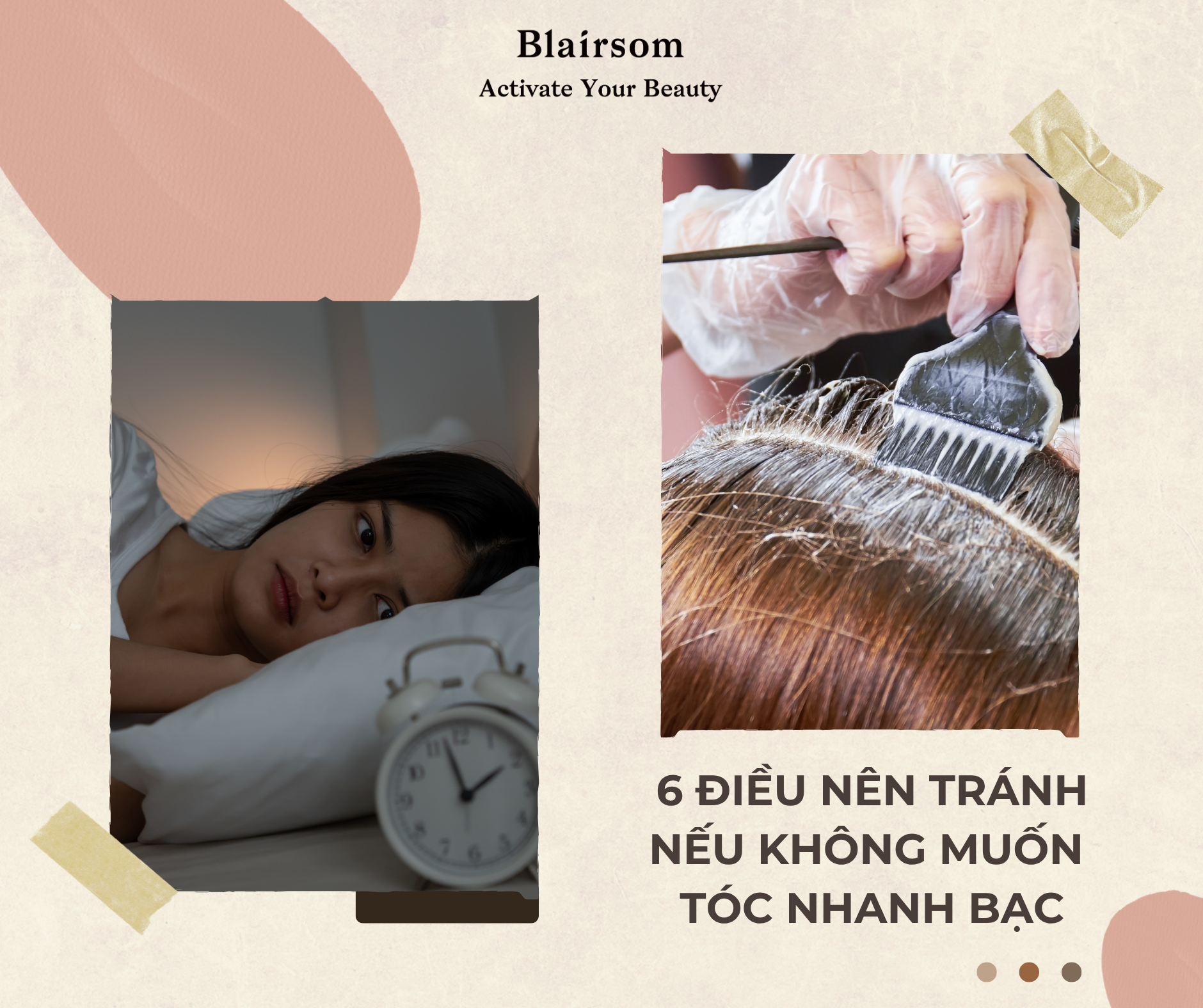 6 ĐIỀU NÊN TRÁNH NẾU KHÔNG MUỐN TÓC NHANH BẠC