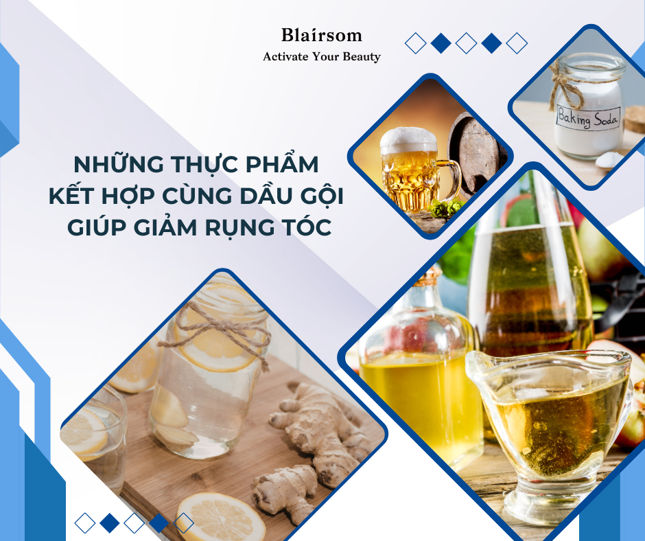 ✨ NHỮNG THỰC PHẨM KẾT HỢP CÙNG DẦU GỘI GIÚP GIẢM RỤNG TÓC
